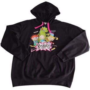 Rugrats XL(15-17) Black Graphic Hoodie